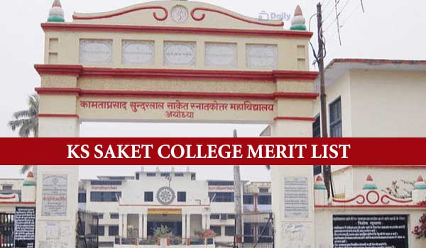 KS Saket College Merit List