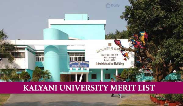 Kalyani University B.Ed Merit List