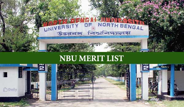 NBU PG Admission Merit List