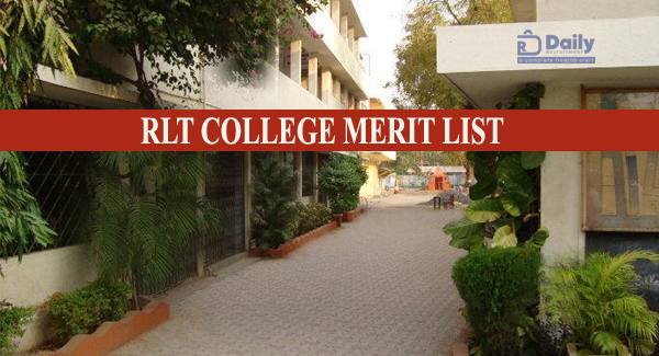 RLT College MSC Merit List 2022