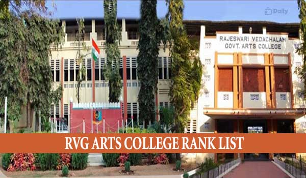 RVG Arts College Rank List
