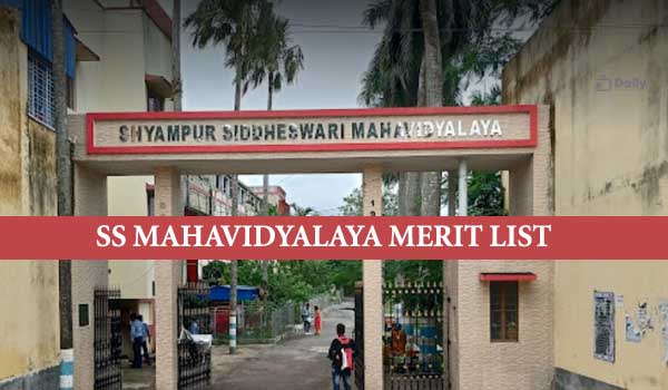 SS Mahavidyalaya UG Merit List