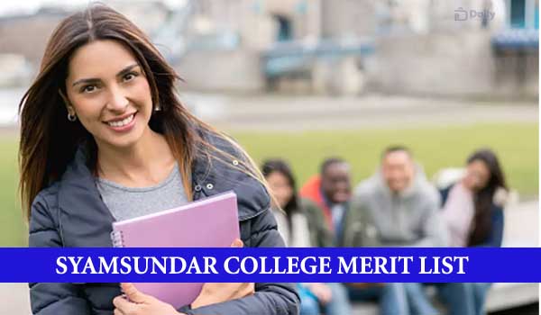 Syamsundar College Provisional Merit List