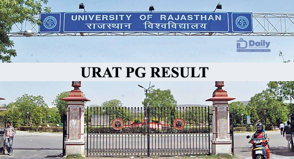 Rajasthan University PG Entrance Result 2022