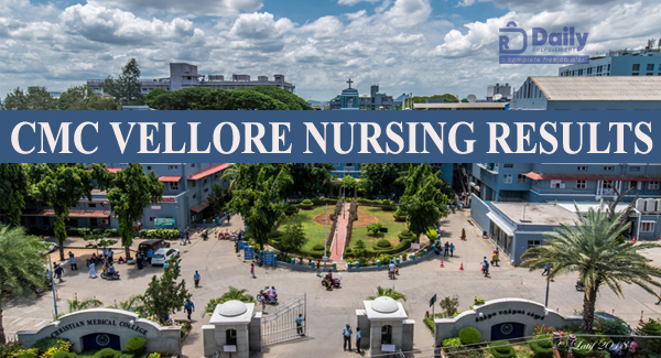 CMC Vellore PG Nursing Entrance Results 2022