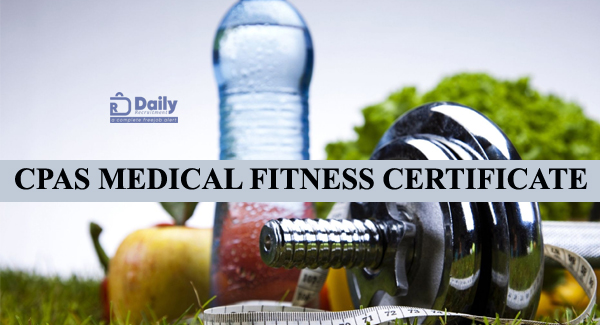 CPAS Medical Fitness Certificate