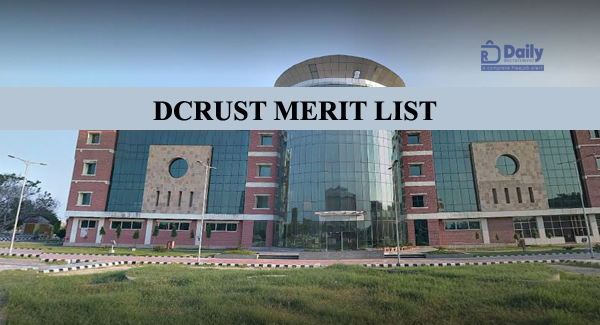 DCRUST Merit List