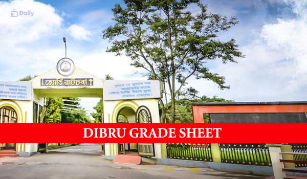 Dibrugarh University Grade Sheet