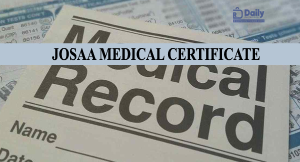 JOSAA Medical Certificate Pdf