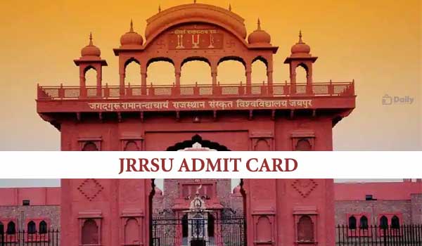 JRRSU Admit Card
