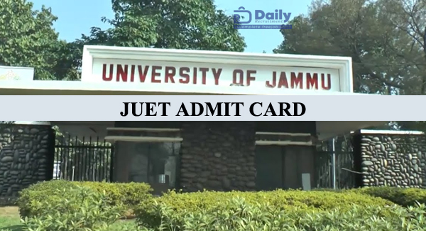 Jammu University Entrance Admit Card