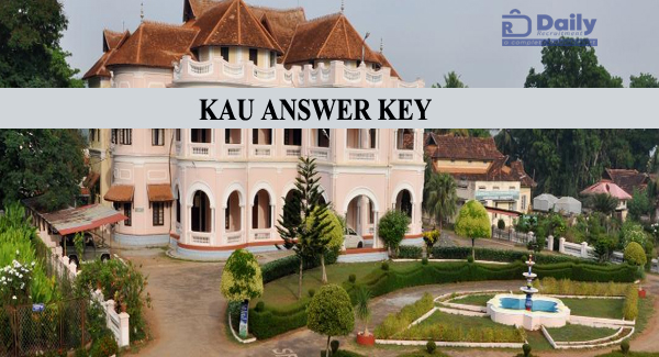 KAU PG Entrance Exam Answer Key