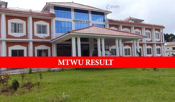 MTW University UG PG Results