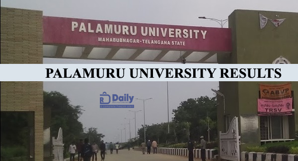 Palamuru University Results 2022 3rd Semester