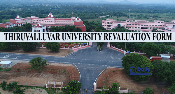 Thiruvalluvar University Revaluation Form