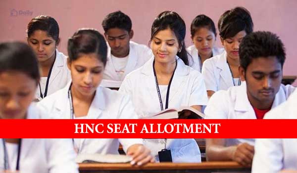 HNC ANM GNM MPHW Seat Allotment