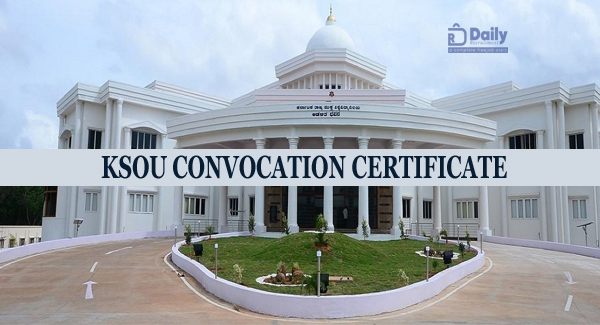 KSOU Convocation Certificate