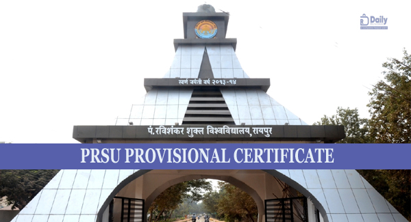 PRSU Provisional Certificate
