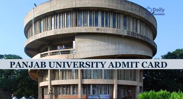 Panjab University Ph.D Entrance Admit Card Download