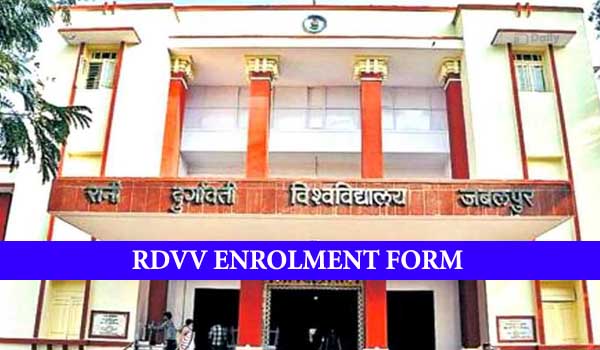 RDVV Online Enrolment Form