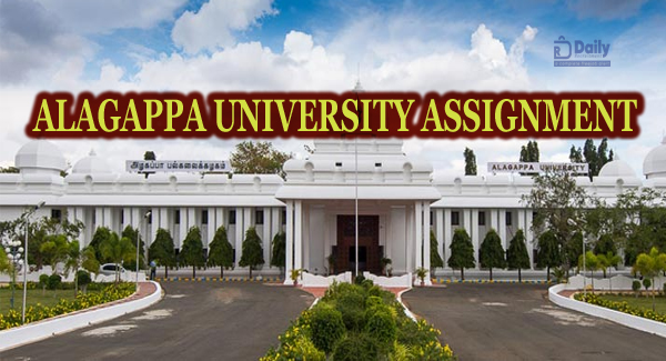 Alagappa University Assignment