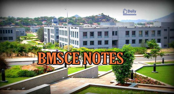BMSCE Notes