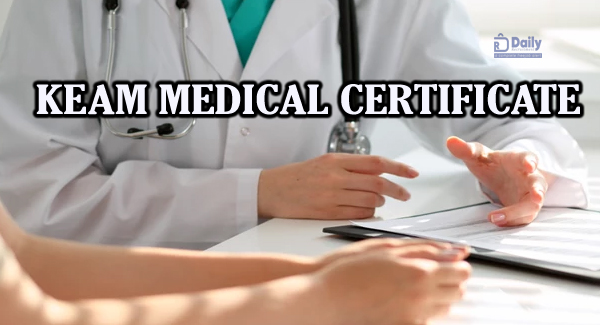 KEAM Medical Certificate