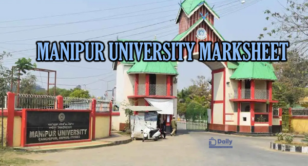 Manipur University Online Marksheet