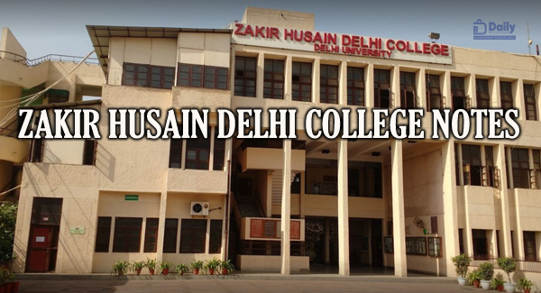 Zakir Husain Delhi College Study Material