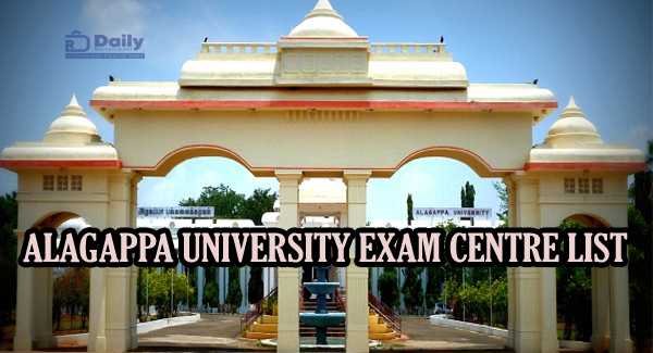 Alagappa University Exam Centre Code List