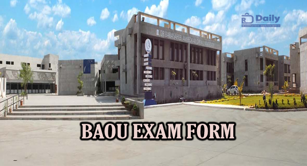 BAOU Exam Form Download