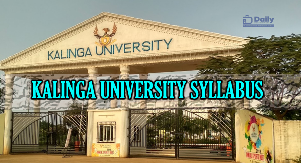Kalinga University Syllabus