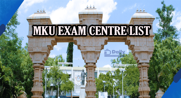 MKU DDE Exam Centre List