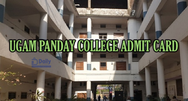 Ugam Pandey College Admit Card